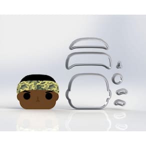 Cortador Stranger Things Lucas Funko Modular Tamanho 5cm