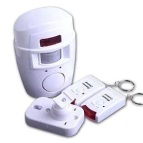 Kit Alarme Sem Fio 2 Controles Sensor Presença Sirene 105db
