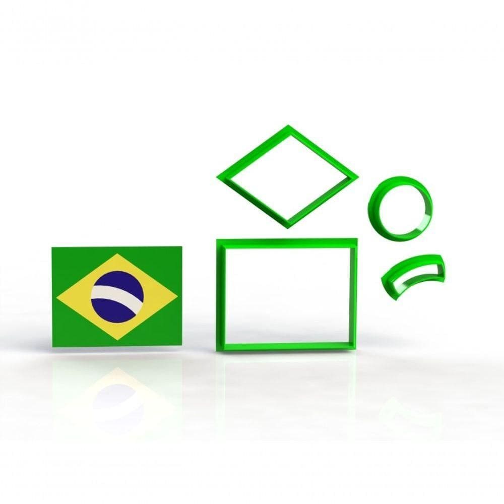 Bandeira Do Brasil Tamanho 7 Cm