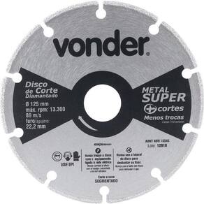 Disco Corte Diamantado 125Mm Metal Super