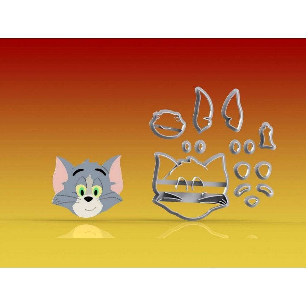 Cortador Tom e Jerry Tom Pet Tamanho 5cm