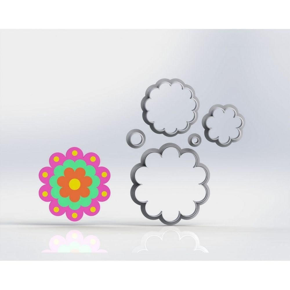 Cortador Mandala Modular Tamanho 6cm