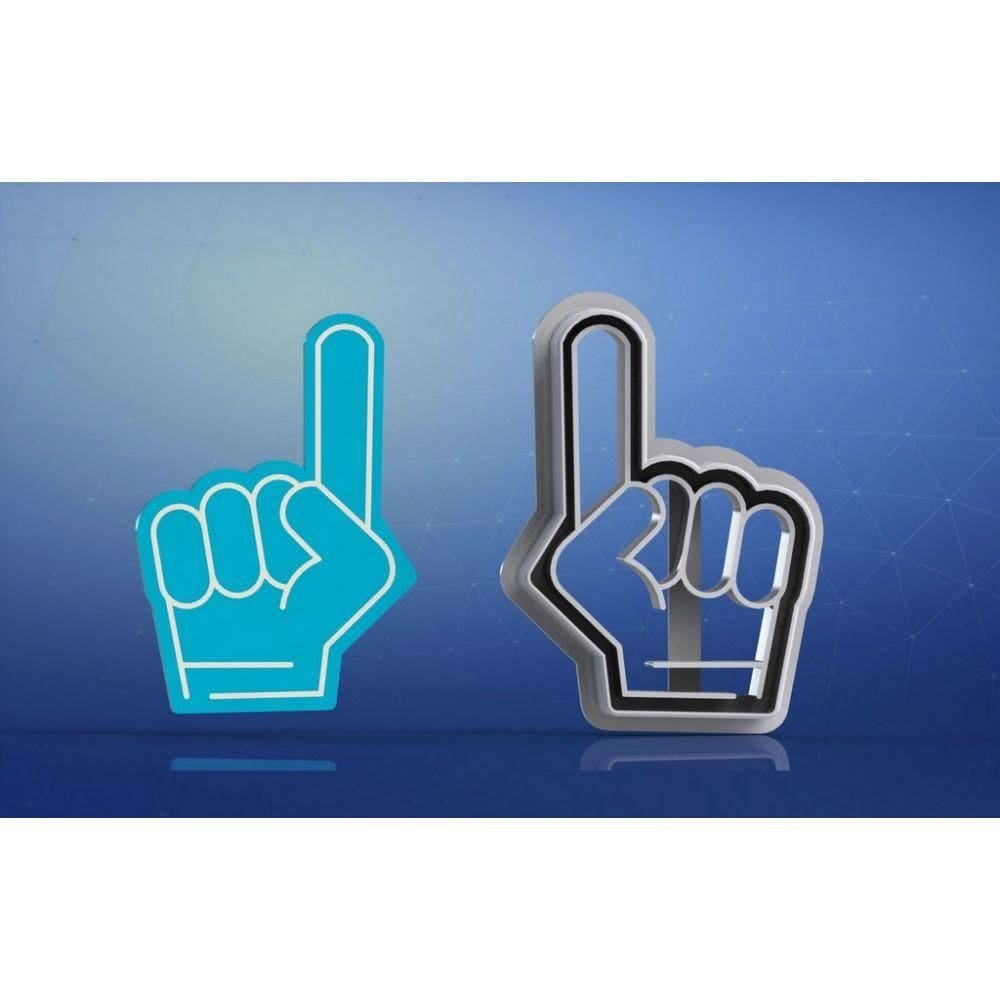 Cortador Fortnite Número Mod 2 Tamanho 5cm