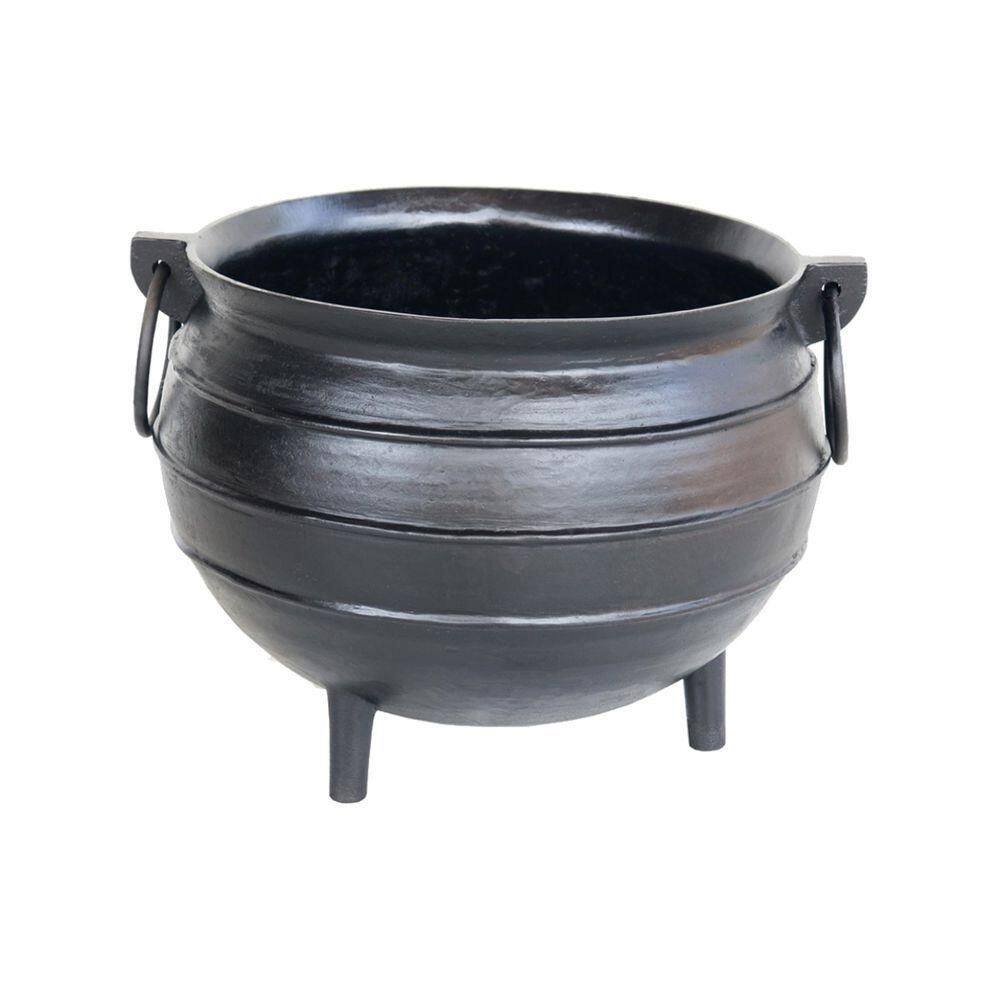 Panelão Caldeirão Bruxa Tripé Ferro Fundido Preto 40L 42Cm