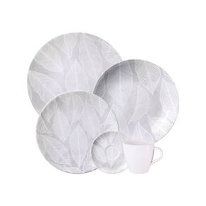 Aparelho De Jantar Tramontina Arbo Em Porcelana Decorada 20 Peças Tramontina