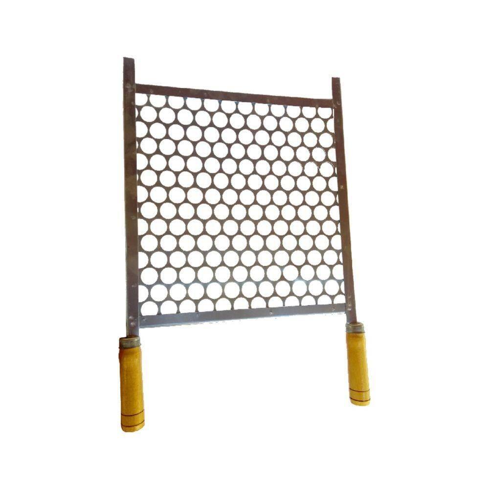 Grelha Galvanizada Tela Moeda Para Churrasqueira 60x40cm