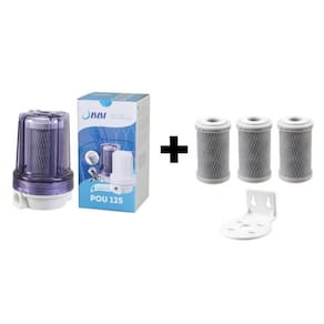 Filtro Pou 125 Tr Bbi 5 Carvão Ativado + 3 Refis + Suporte Cor Transparente Voltagem Não Se Aplica