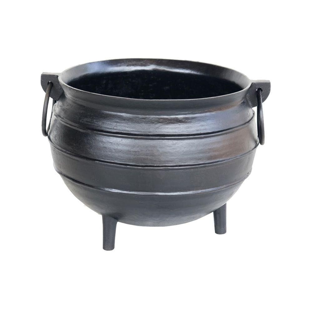 Panelão Caldeirão Bruxa Tripé Ferro Fundido Preto 60L 50Cm