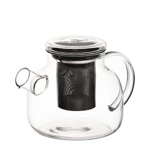 Bule De Vidro Borossilicato Infusor Para Chá 1000ml Bugatti
