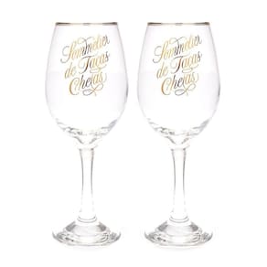 Dupla De Taças De Vinho Sommelier