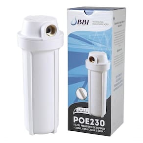 3 Filtros De Agua Bbi Para Caixa D`água E Entrada Cavalete Poço Cisterna Poe + 3 Refis Extra