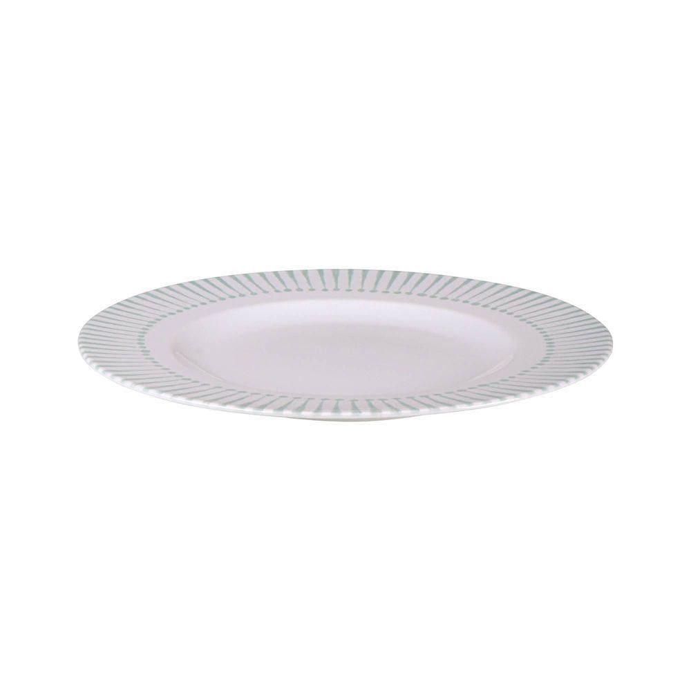 Prato Raso Tramontina Monocroma Porcelana Decorada 28cm Tramontina