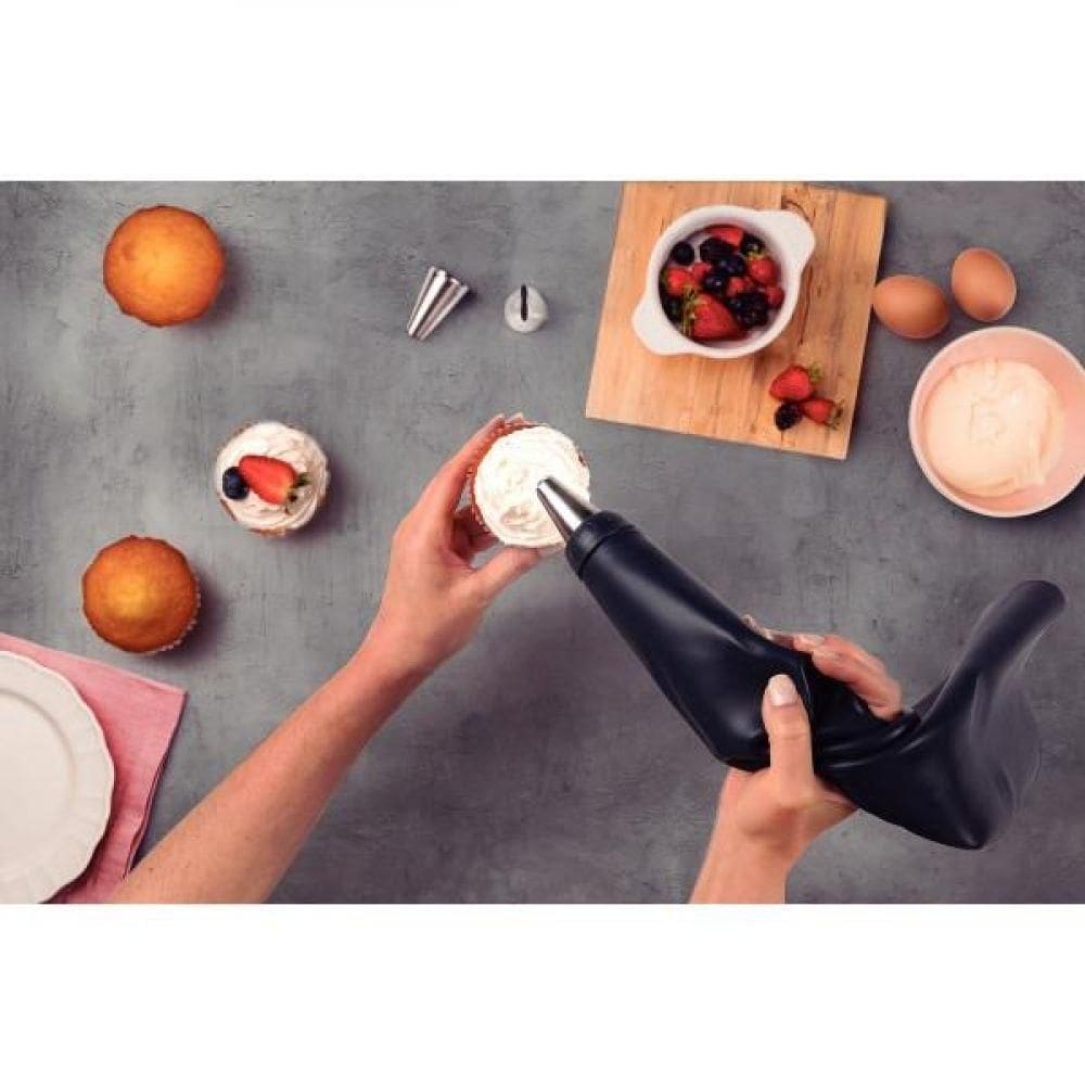 Manga E Bicos Para Confeitar Utilità Em Silicone E Aço Inox