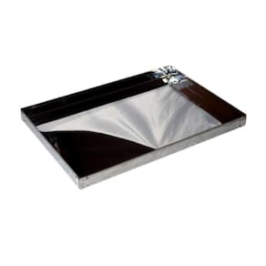 Tabuleiro Assadeira Bandeja E Forma Em Aço Inox 45X48Cm
