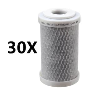 Kit 30 Refil Filtro 5 Carbon Block Carvão Bbi Pentair