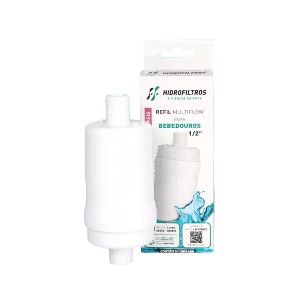 Kit 02 Un Refil Multiflow Hidrofiltros Bebedouros Geladeiras