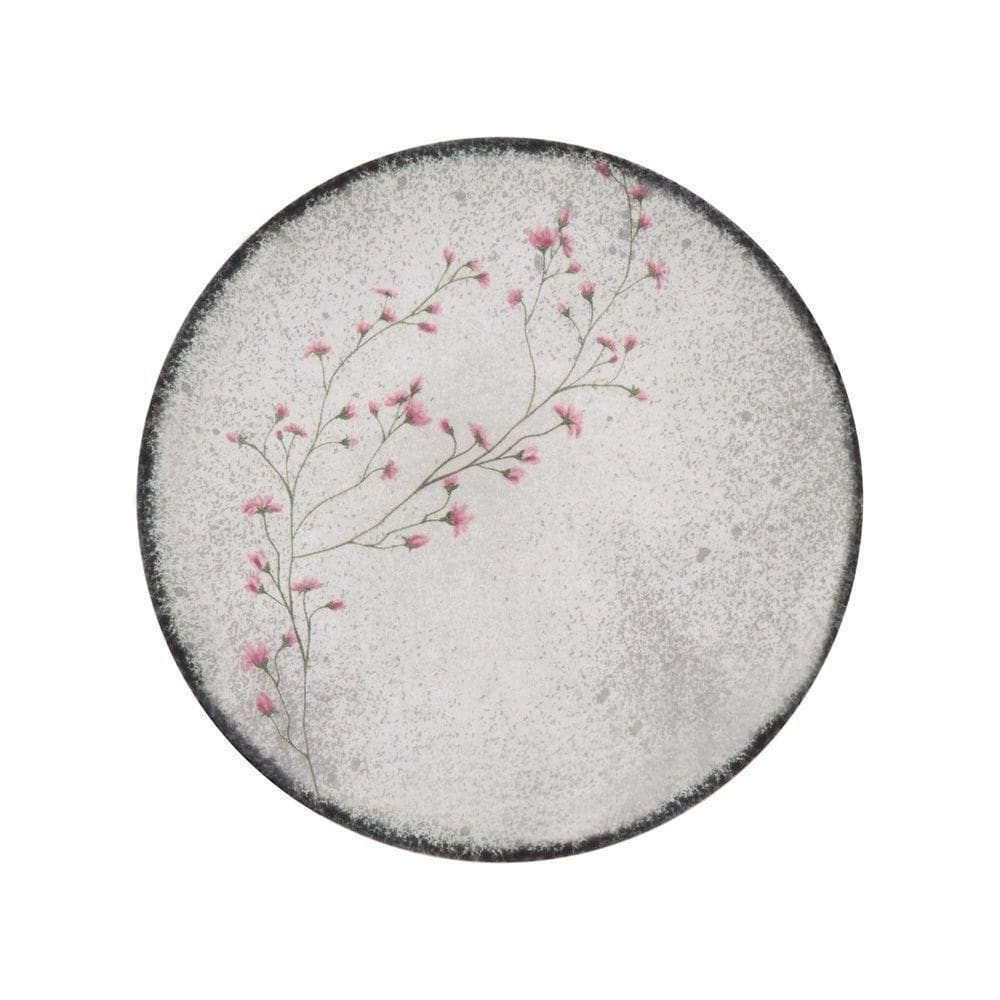 Prato Raso Tramontina Floralis Porcelana Decorada 25cm Tramontina
