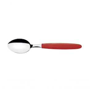 Kit 12 Colher Cha Tramontina Ipanema Inox Vermelho