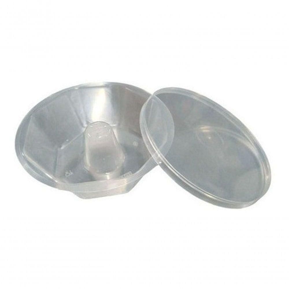 Forma Mini Pudim Forno Microondas C/300 Unidades 120Ml