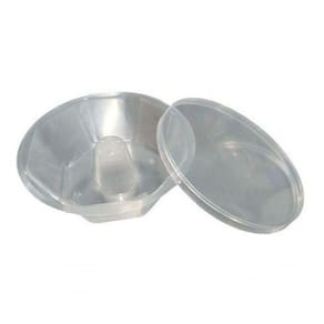 Forma Mini Pudim Forno Microondas C/300 Unidades 120Ml