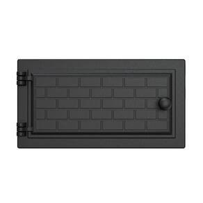 Porta De Forno A Lenha Em Ferro Fundido Tijolinho 33x15cm