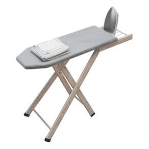Mesa Tábua P/ Passar Roupas C/ Tecido Térmico Madeira Ajusta