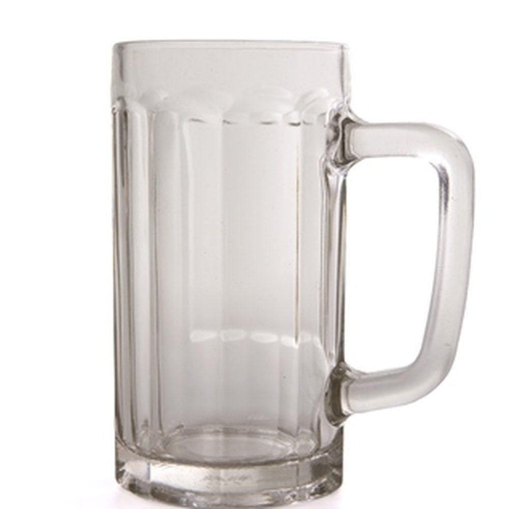 Caneca De Vidro 400ml 14,5x8cm