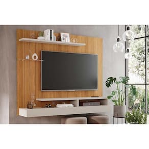 Painel Para Tv Valência Plus Até 50" Nature-off White - Permóbili