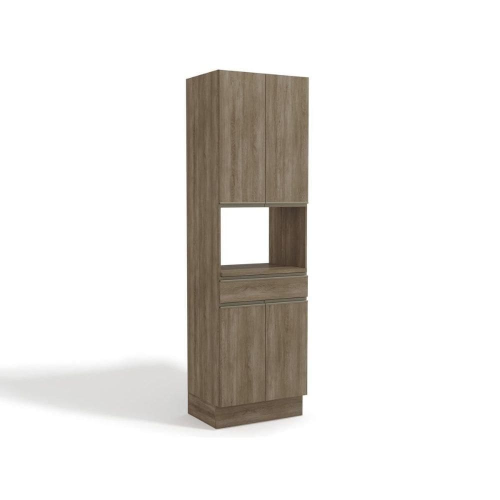 Paneleiro De Cozinha Maxxi G751 4 Portas E 1 Gaveta 70cm Nogal - Kappesberg