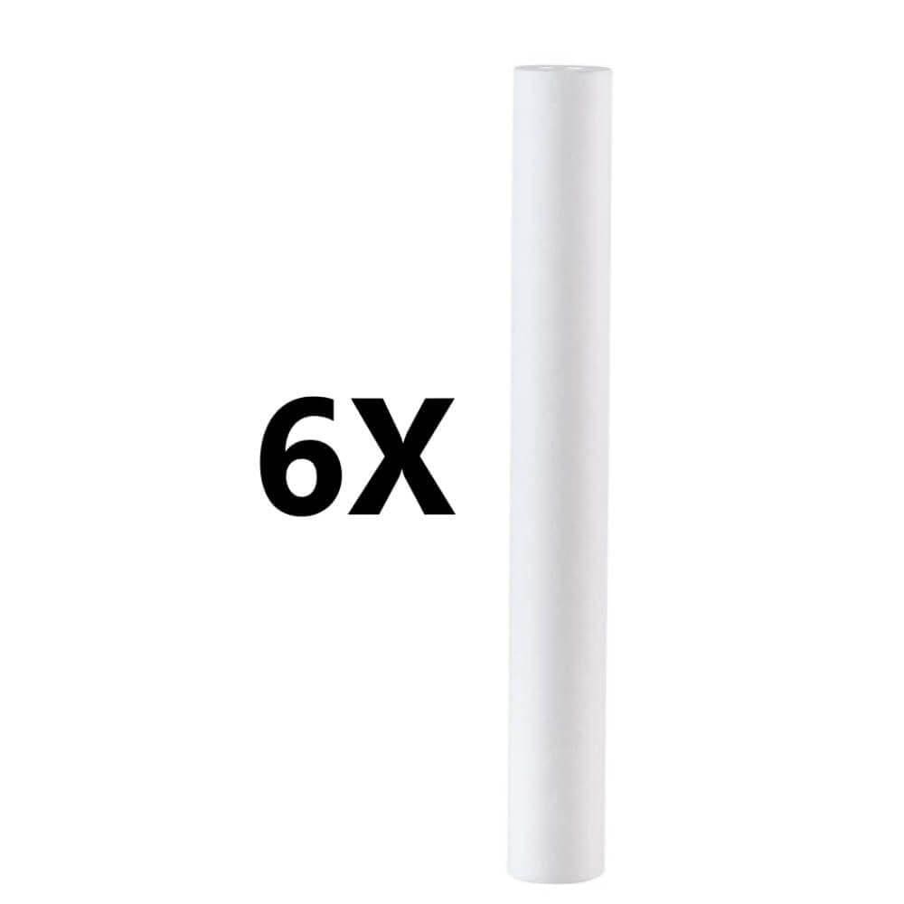 Kit 6 Refil Para Filtro De Agua Polipropileno 20 - Pp20 Bbi