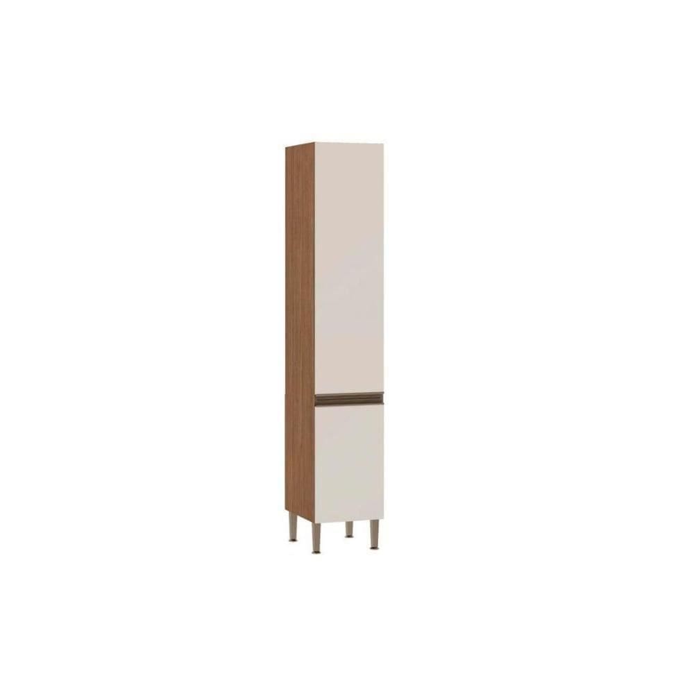 Paneleiro De Cozinha Conecta C/ 1 Porta Off White/ebano - Genialflex
