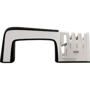 Afiador Amolador De Facas E Tesouras 23cmx8,5cm Mor