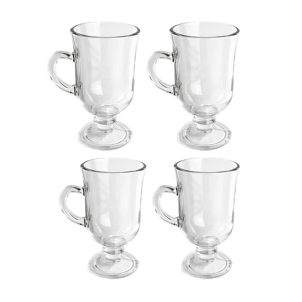 Kit 4 Canecas De Cappuccino Real Em Casa Tem 120ml