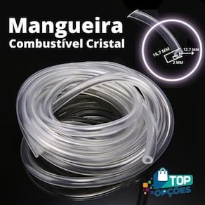 Mangueira De Combustível1/2" X 2 Mm X 25M Cristal Ibirá