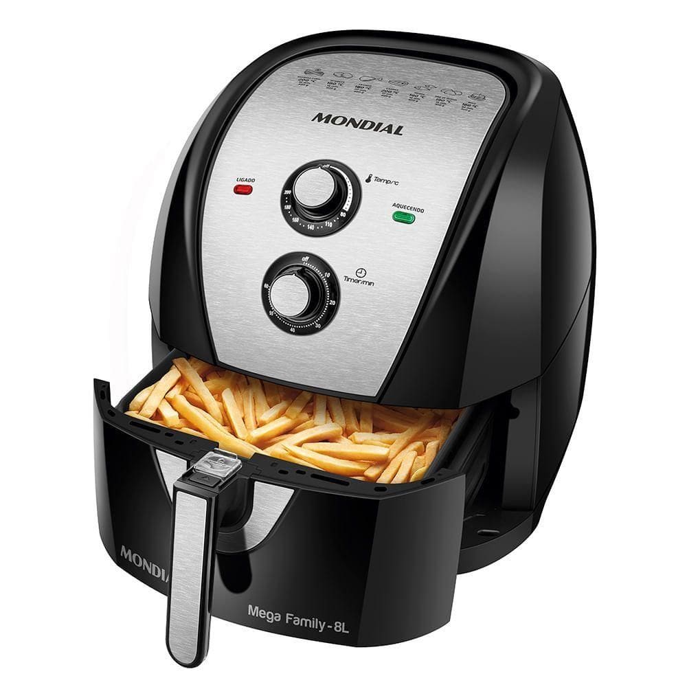 Fritadeira Sem Óleo Air Fryer 8L Afn-80-Bi Mondial 127V