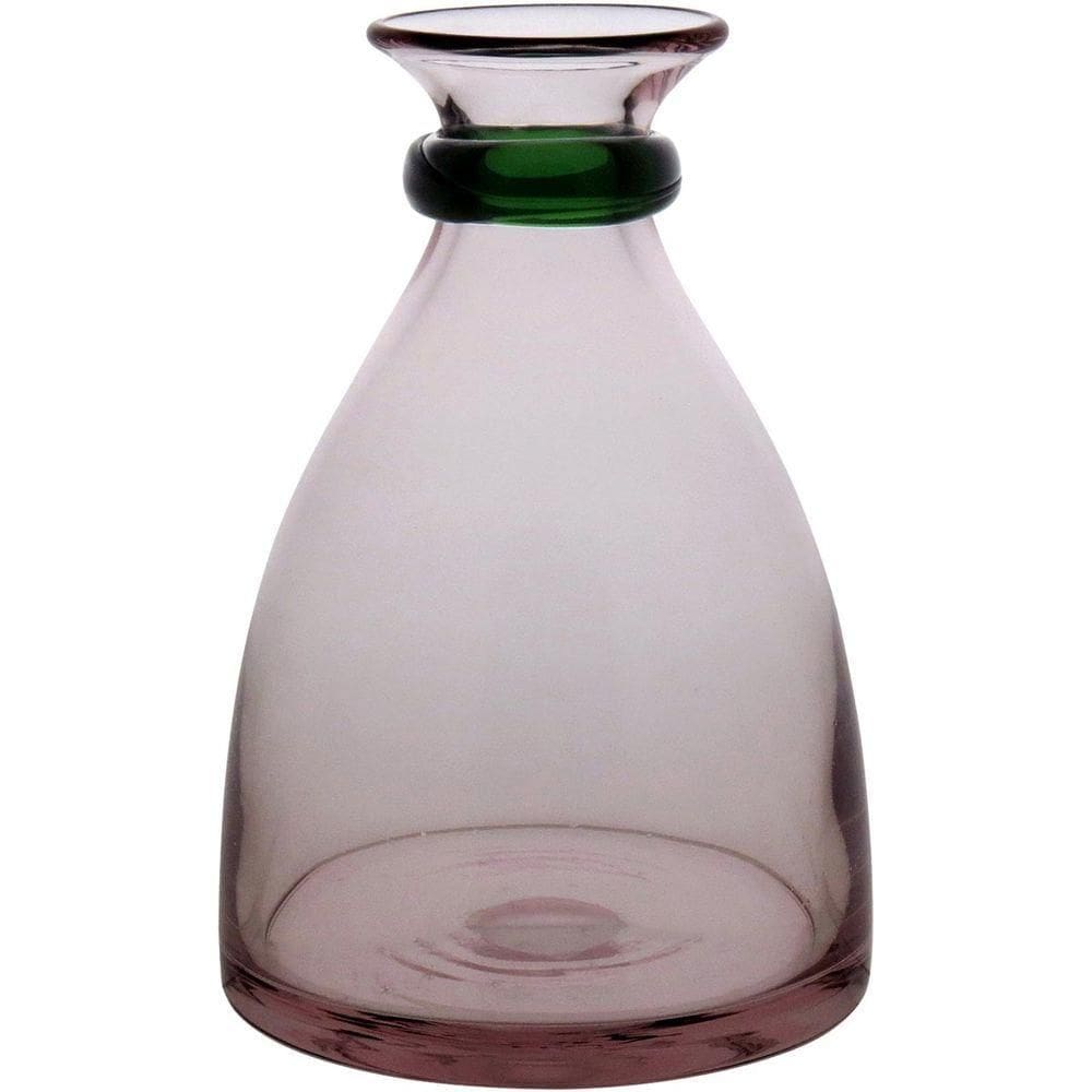Blume Garrafa Decorativa 22X15X15Cm Vidro Rosa