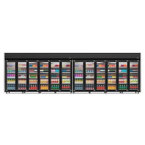 Expositor 12 Portas Geas12p Gelopar Auto Serviço Preto 4 Prateleiras 220v