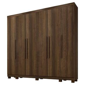 Guarda Roupa Casal 6 Portas Atlanta Benetil Imbuia