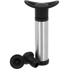 Bomba À Vácuo Vinho 15X4X4Cm Inox 3Pç