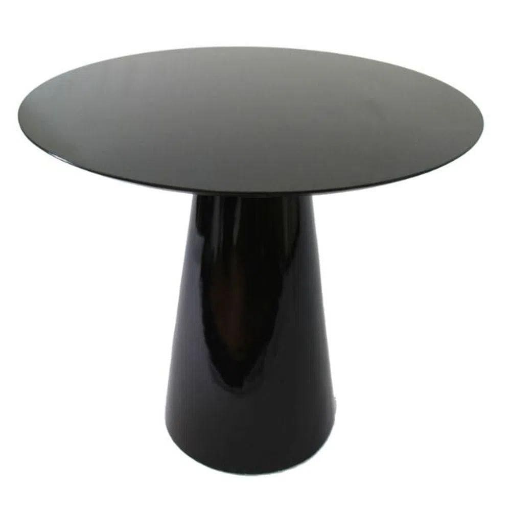 Mesa de Jantar Cone 100 cm Laqueada Preto