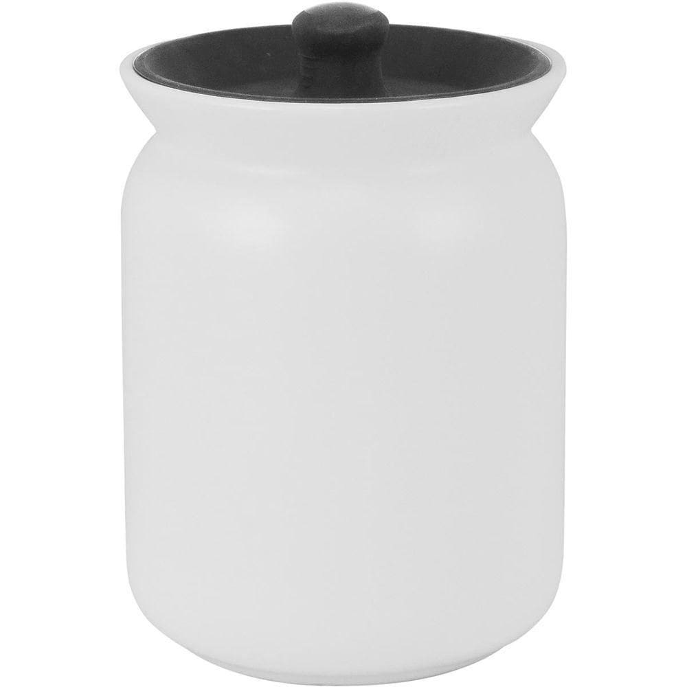 Glow Pote 14X10X10Cm 850Ml Cerâmica Branco