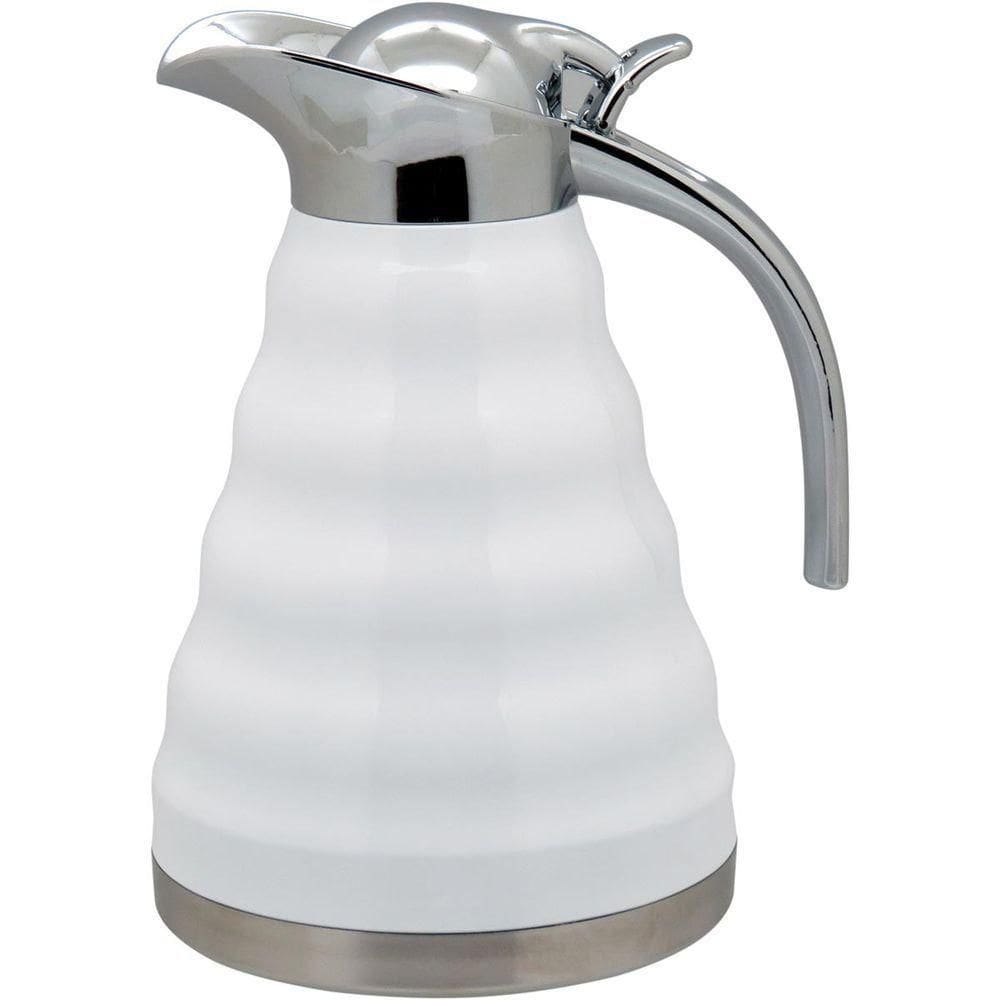 Muller Garrafa Térmica 23X18X14Cm 1,2L Inox Branco Parede Dupla