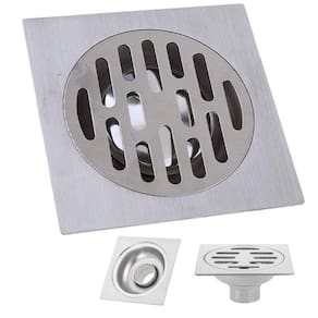 Ralo Aço Inox 10x10 Banheiro Lavabo Higienico Seguro Resistente Quintal Lavanderia