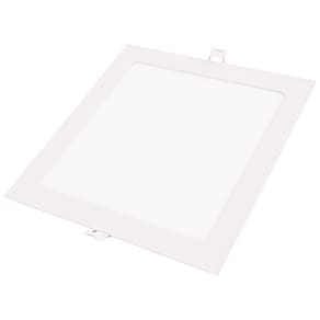 Plafon Led Tramontina Quadrado De Embutir Slim 12 W Bivolt 3000 K Luz Amarela