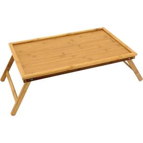 Table Bandeja Para Cama 19X50X30Cm Bambu Natural