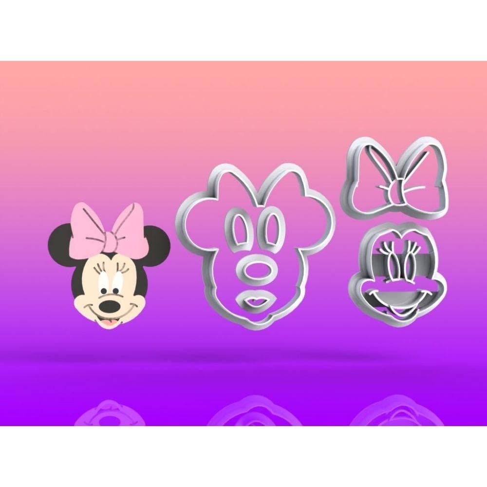 Cortador Minnie Modular Tamanho 5cm