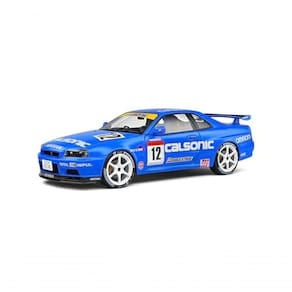 Motor City Classics Nissan Gt-r R34 Streetfighter Azul 2000 Escala 1:18