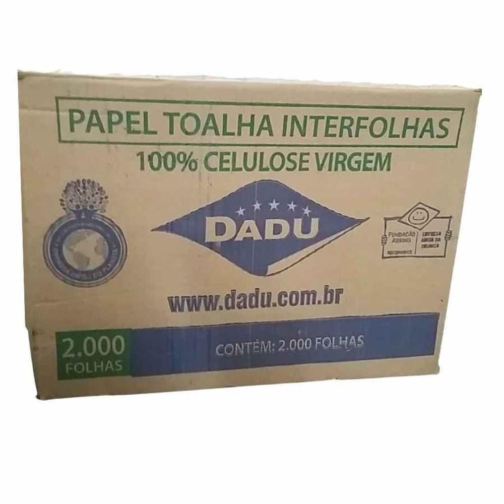 Papel Toalha Interfolha 2 Dobras Com 2000 Folhas Dadu Light
