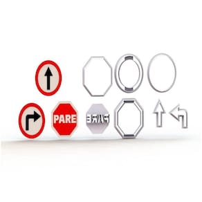 Cortador Carros Placas Mod 1 (Trânsito) 6 Cm