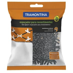 Espaçador Cruzeta Plástico Tramontina 5 Mm (saco Com 100 Un.)